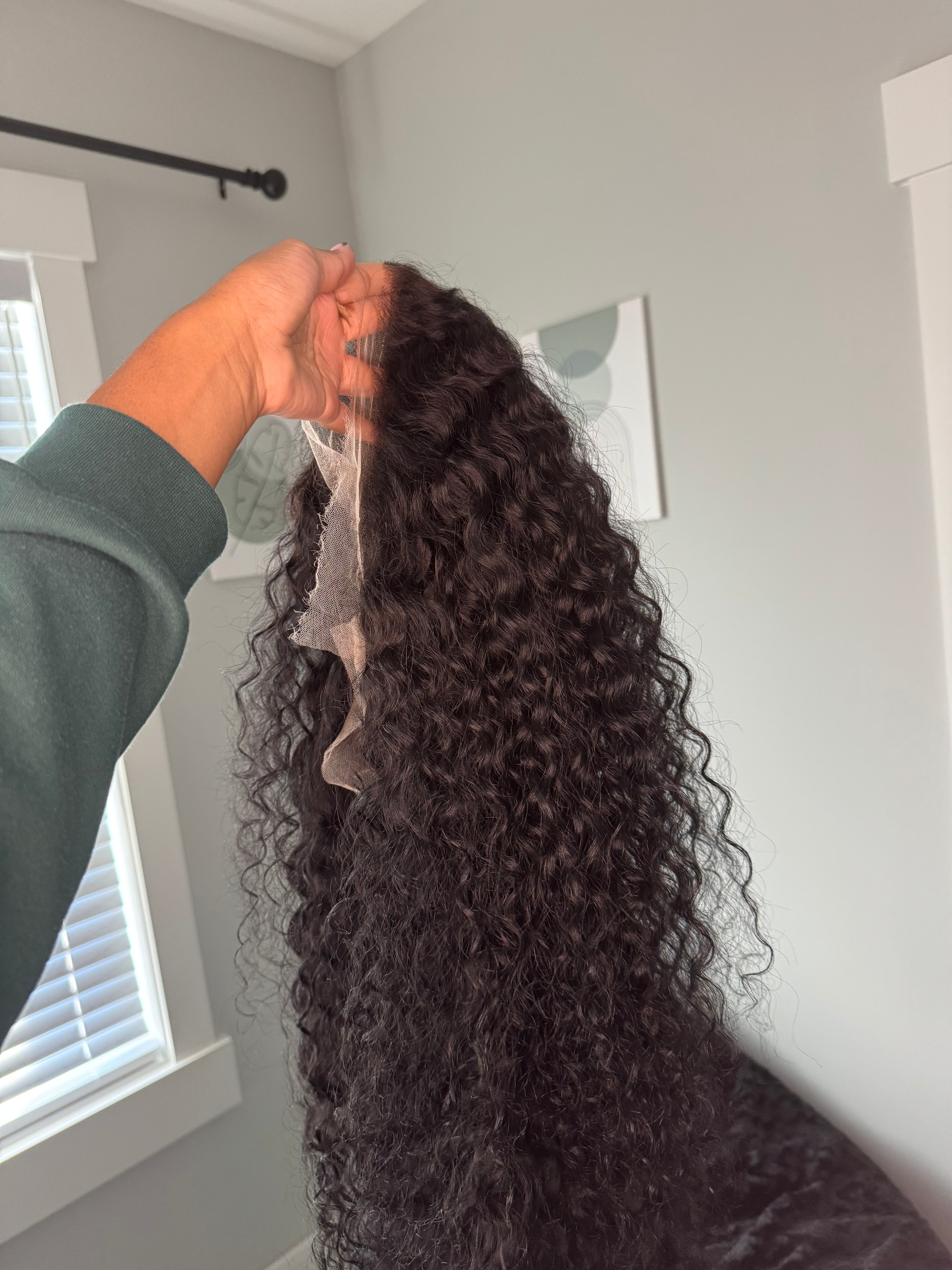 13x6 Burmese Curly Frontal Wig